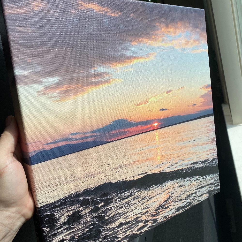 Canvas Print of Sleeping Lady ALASKA